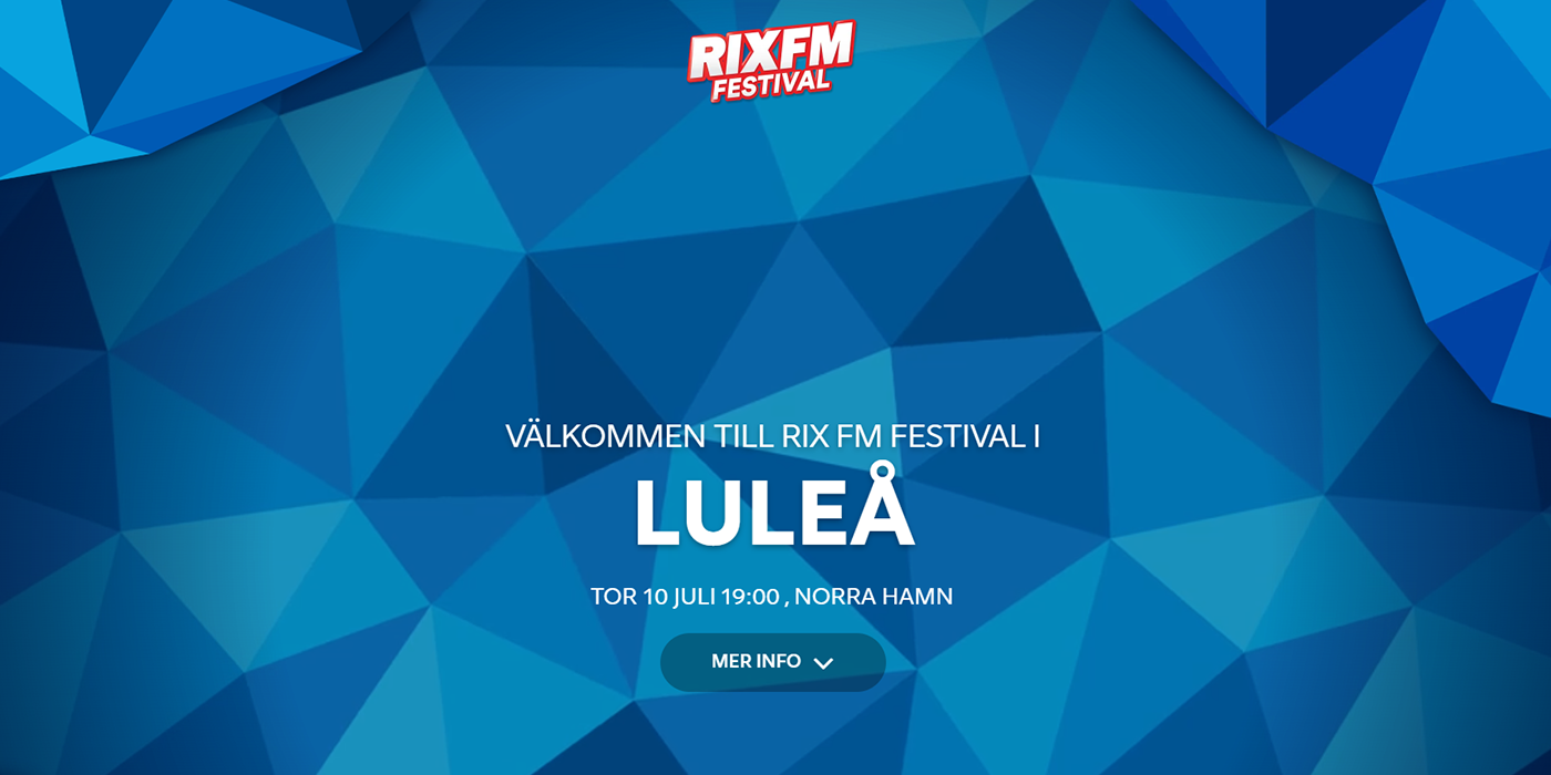 Bild på Rix Fm festival